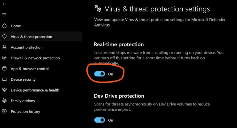 How to Turn on Windows Defender in Windows 11
