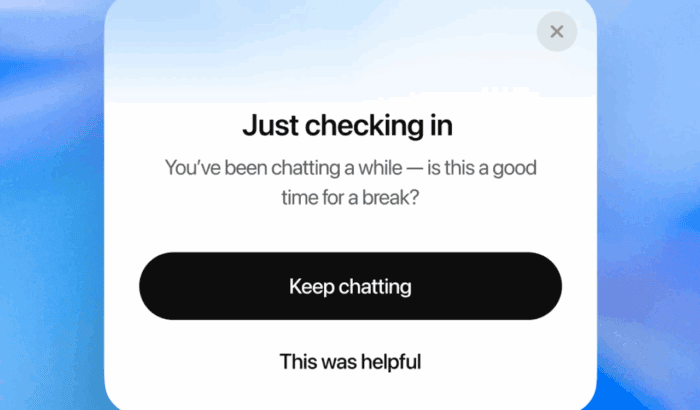 ChatGPT take a break