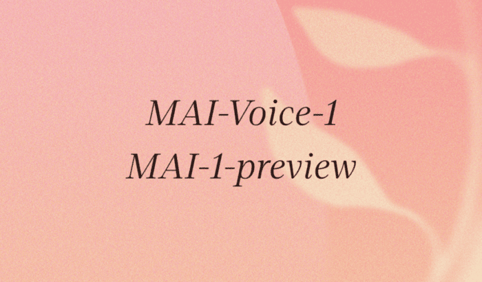 MAI-Voice-1 and MAI-1-Preview (1)