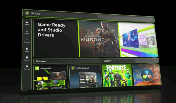 NVIDIA app updates