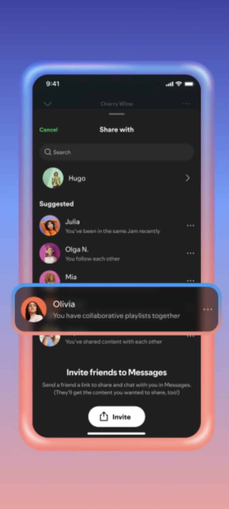 Spotify. Send Button How to Send Direct Messages (DMs) on Spotify