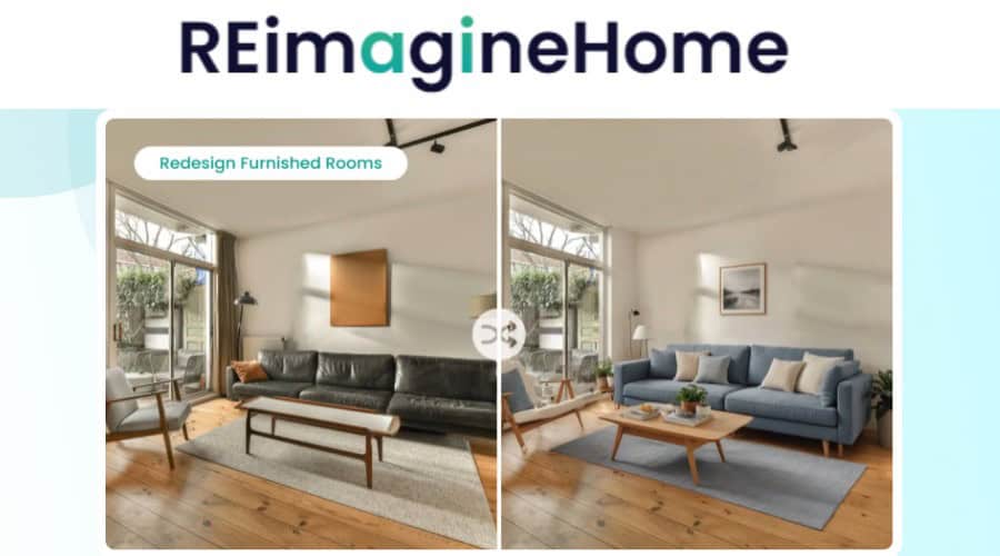 REimagineHome AI virtual staging