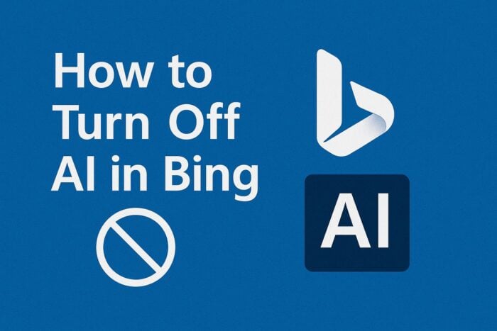 Bing how to turn off AI