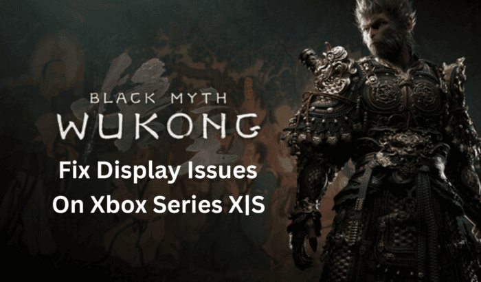 Black myth Wukong display issues xbox