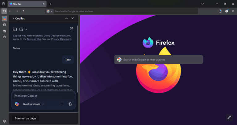 Microsoft’s Copilot breaks out of Edge, lands in Firefox