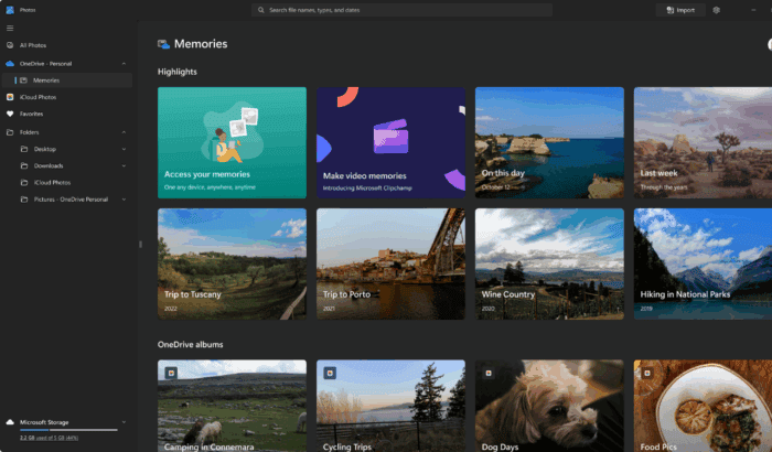 Microsoft Photos app banner image