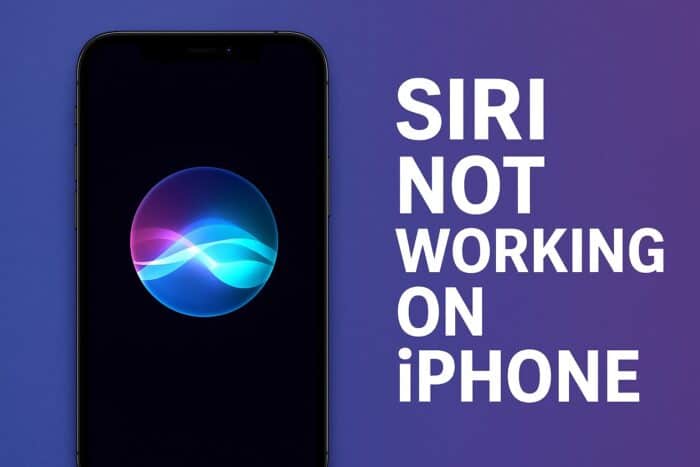 Siri not working on iPhone