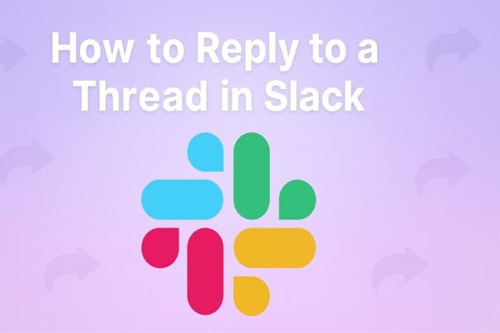 Slack how to reply to a thread