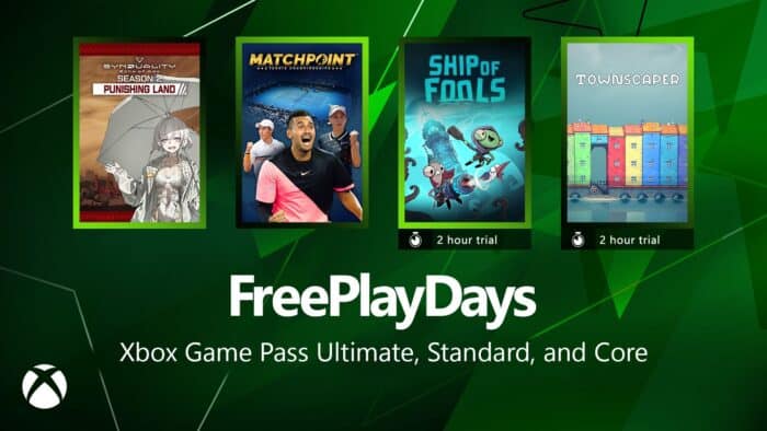 Xbox Free Play Days Sep 18 - Sep 21