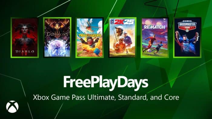 Xbox Free Play days september 25-28