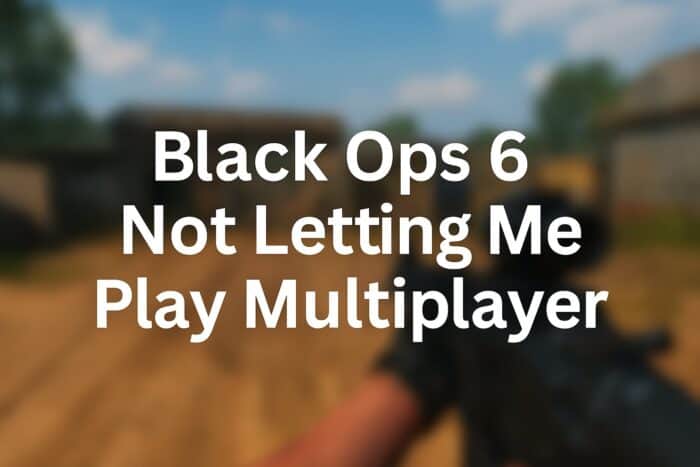 black ops 6 not letting me play multiplayer