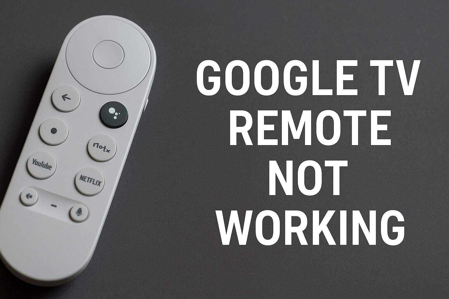 google tv remote not working