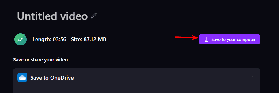 Guarde en su computadora