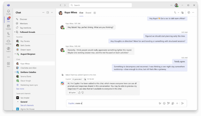 Microsoft Teams Now Lets You Add Copilot to Group Chats
