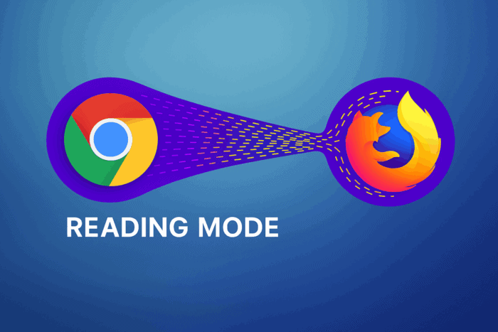 Chrome tests using Firefox Reader View tech for Reading Mode.