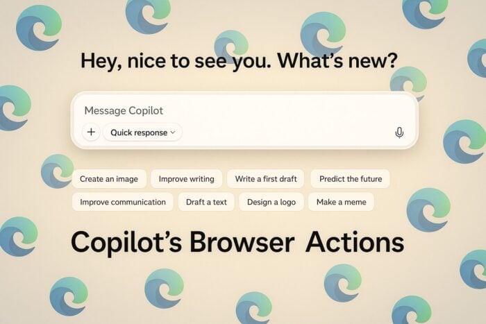 Copilot’s Browser Actions