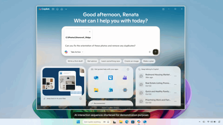Microsoft Previews Copilot Actions for Local Files in Windows 11