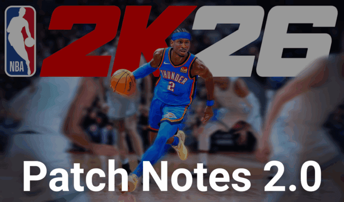 NBA 2K26 patch notes 2.0