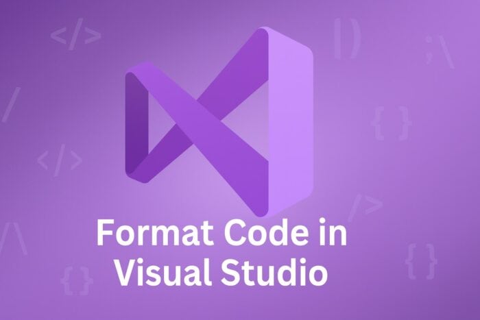 Visual Studio how to format code