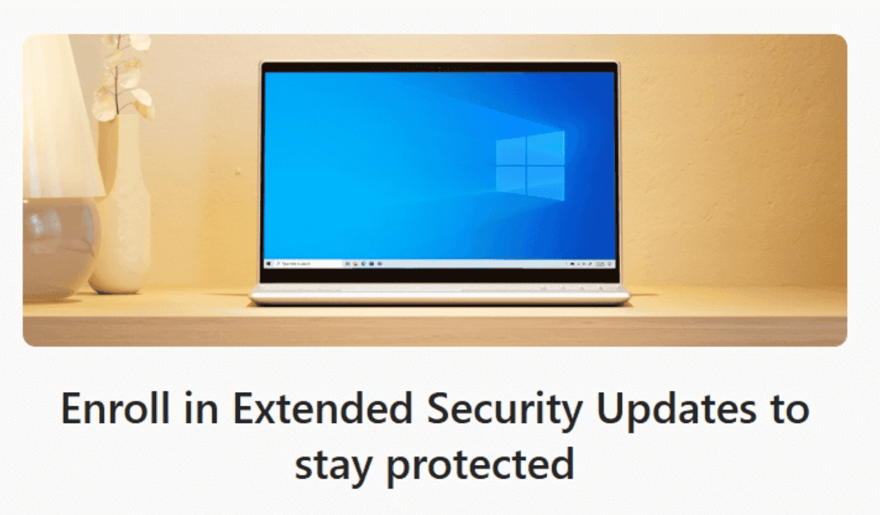 Windows 10 ESU program deadline