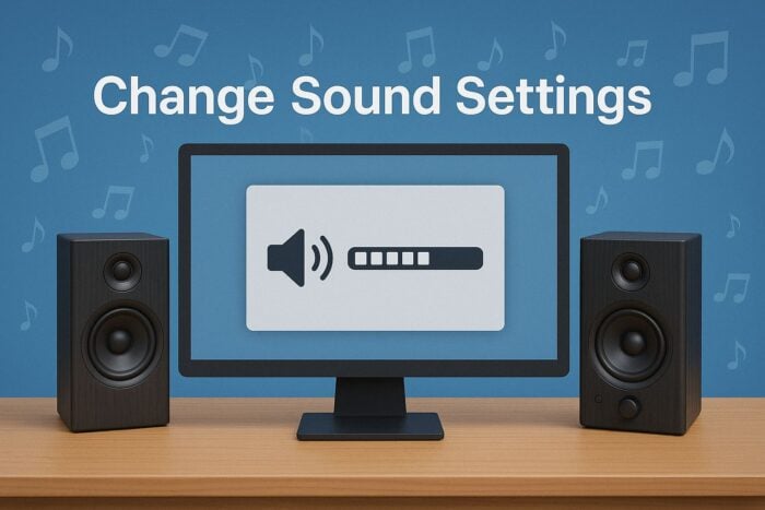 change sound settings windows 11