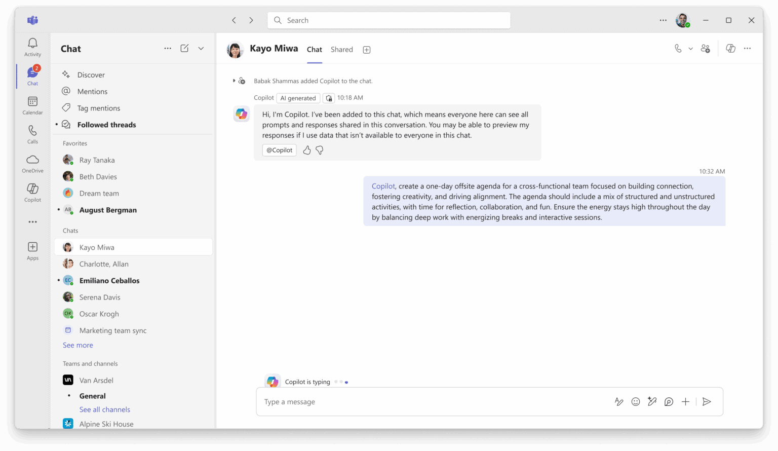 Microsoft Teams Now Lets You Add Copilot to Group Chats
