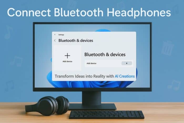 connect bluetooth headphones