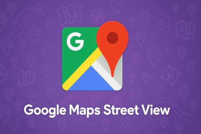 how to use google maps street view