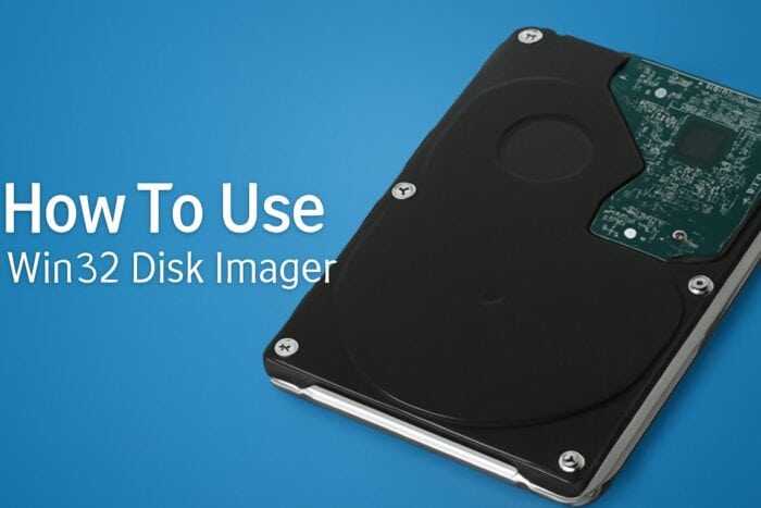 how to use win32 disk imager