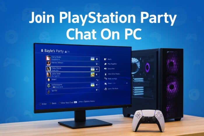 join playstation party chat on pc