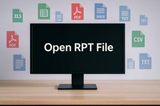 How to Open RPT File on Windows: 5 Easy Methods