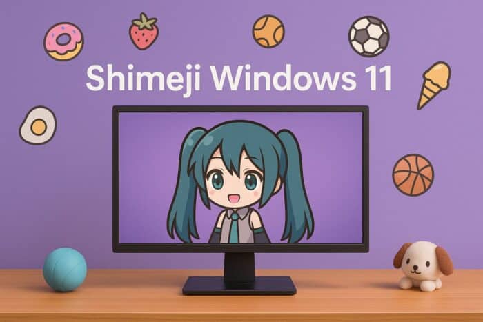 shimeji windows 11