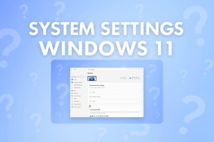 system settings windows 11