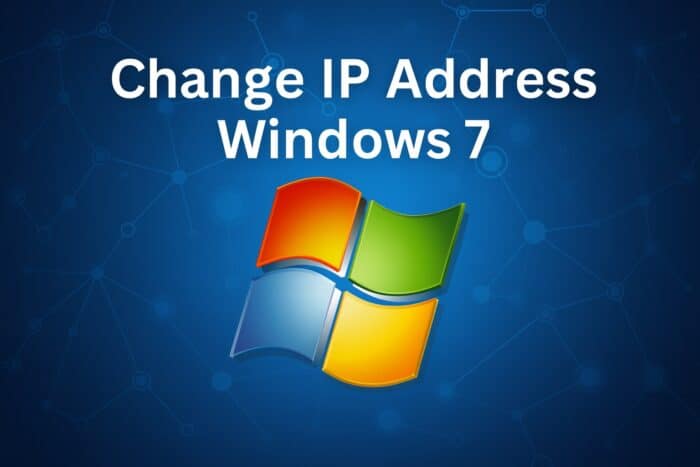 windows 7 how to change ip address
