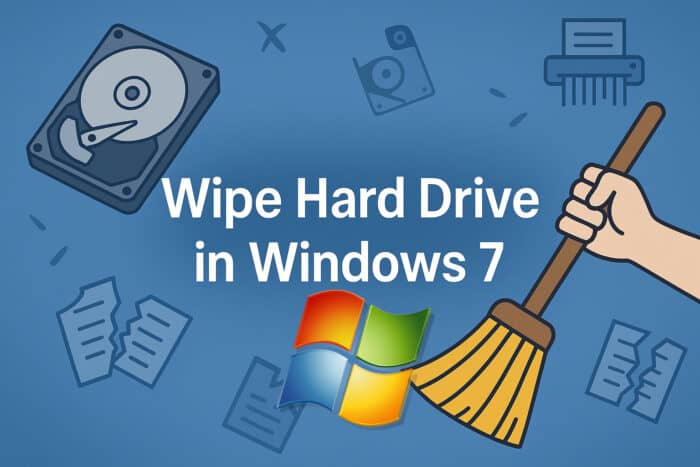 windows 7 how to wipe hard drive