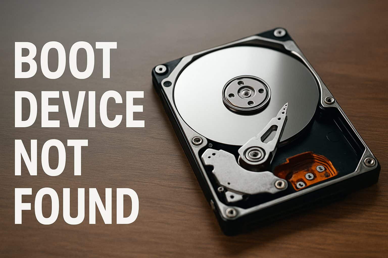 boot device not found