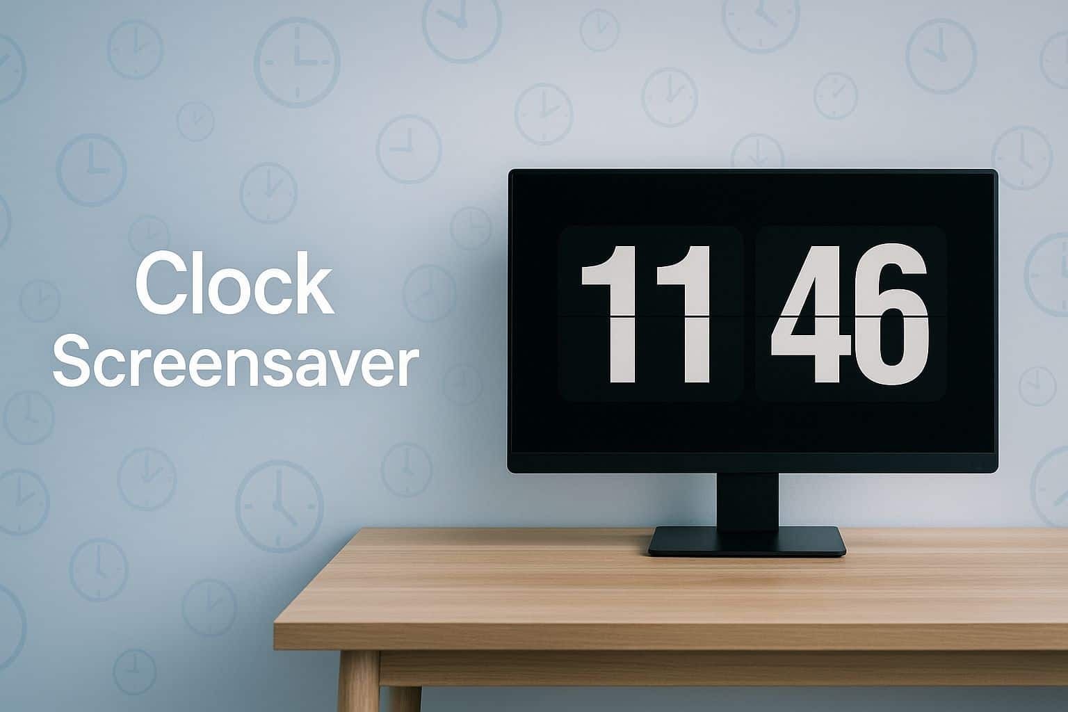 clock screensaver