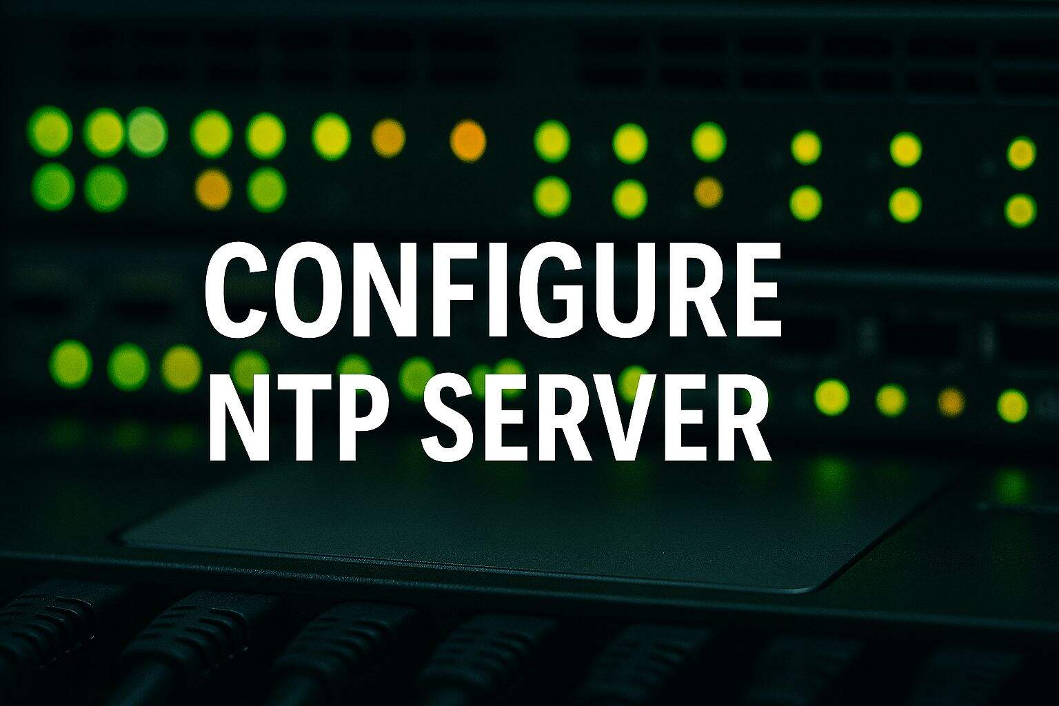 configure ntp server