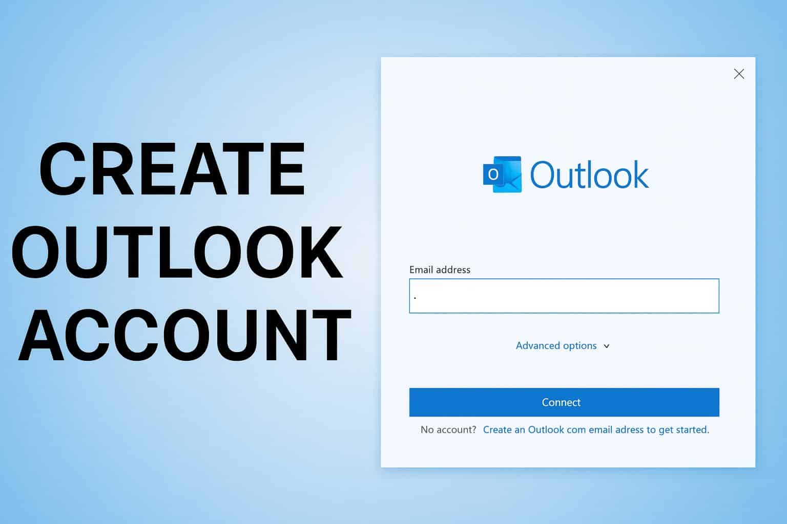 create outlook account
