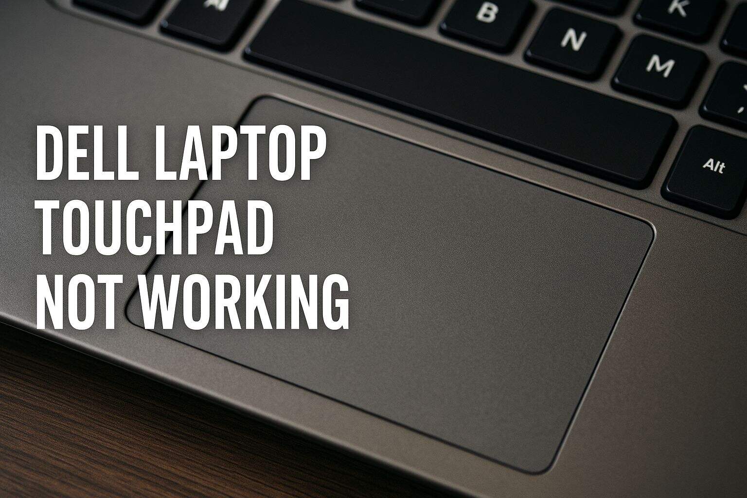 dell laptop touchpad not working