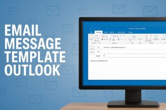 email message template outlook
