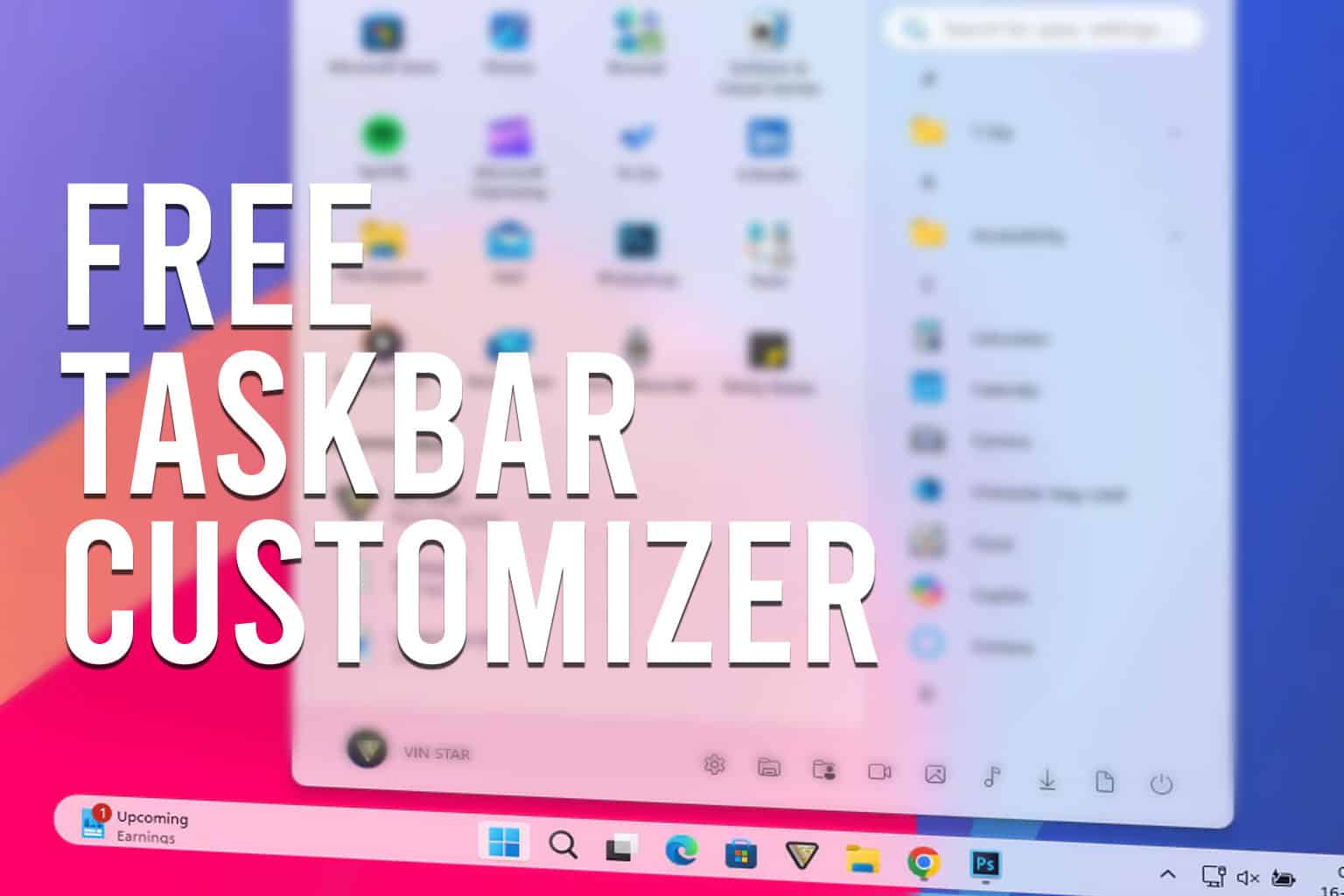 free taskbar customizer