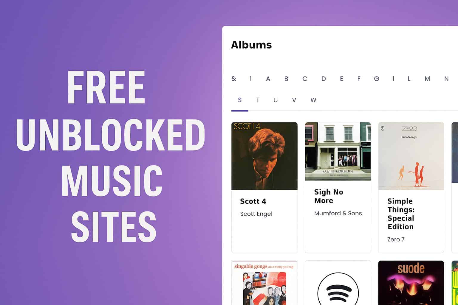 free unblocked music sites