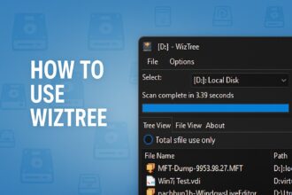 How to Use WizTree to Free Up Disk Space on Windows PCs
