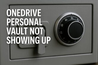 onedrive personal vault not showing up