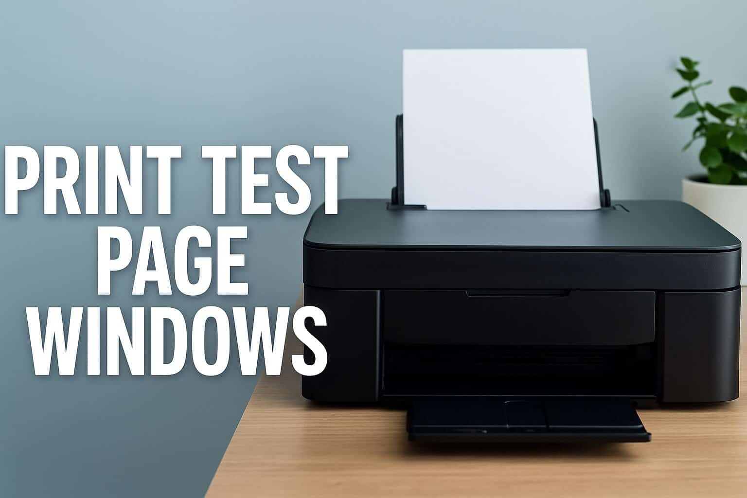 print test page windows