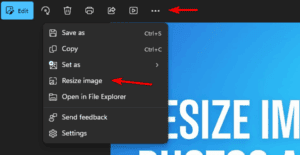 Setup Image Size How to Resize an Image in Photos App on Windows Quickly