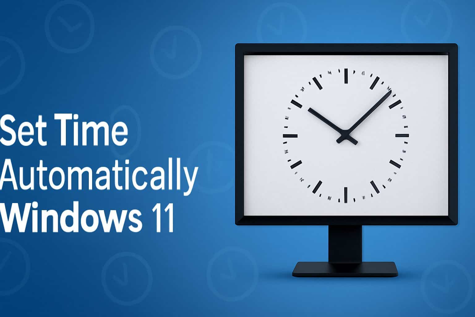set time automatically windows 11