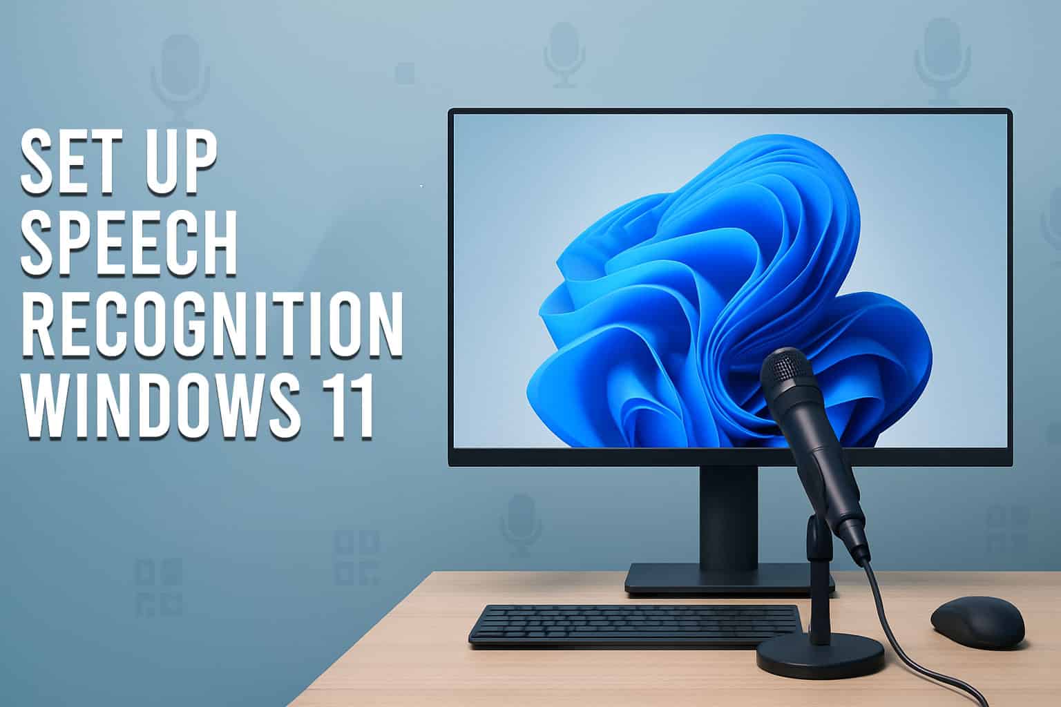 set up speech recognition windows 11