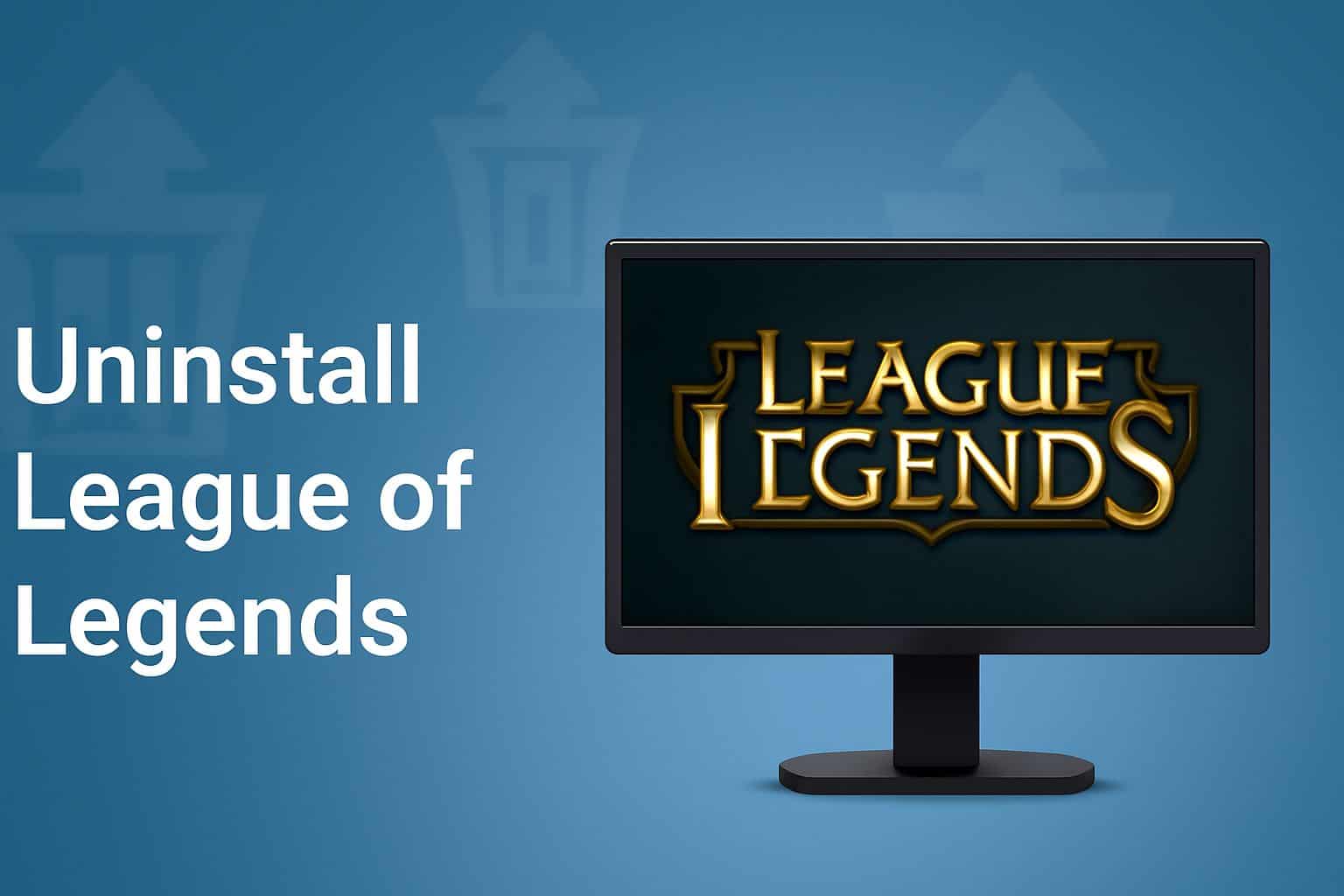 uninstall league of legends